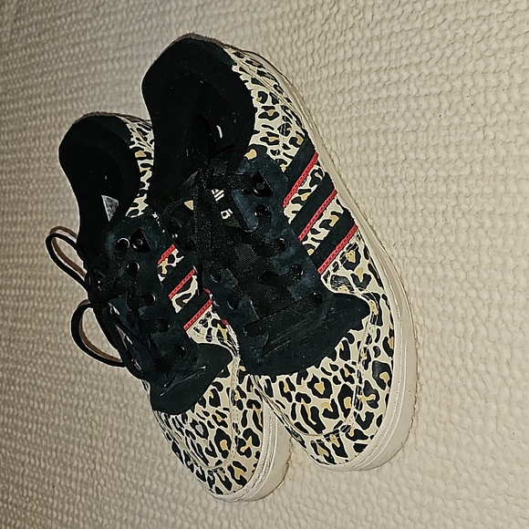 Adidas Rivalry Low Trainers Women's Leopard Print Sneakers - Picture 1 of 7